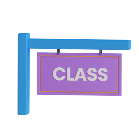 Quadro de classe  3D Icon