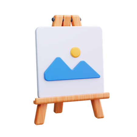 Quadro de lona  3D Icon