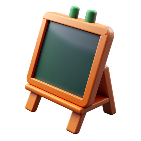 Quadro-negro  3D Icon