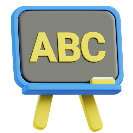 Quadro-negro  3D Icon