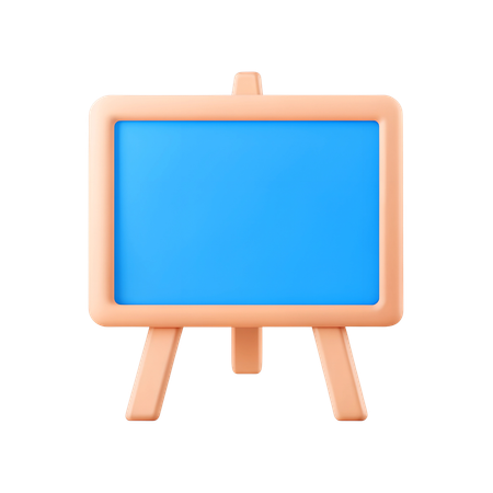 Quadro-negro  3D Icon