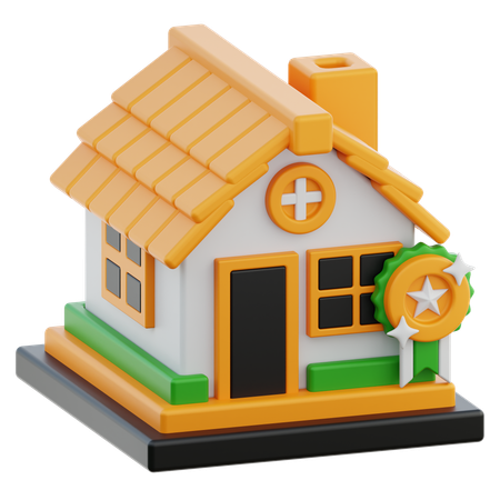 Qualidade da casa  3D Icon