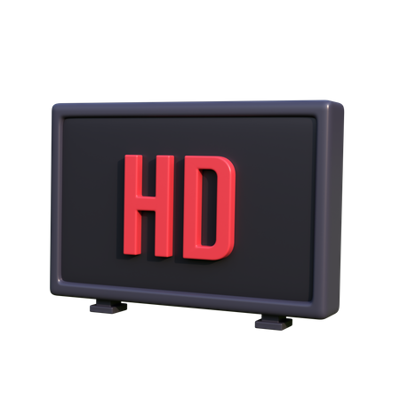 Qualidade HD  3D Icon