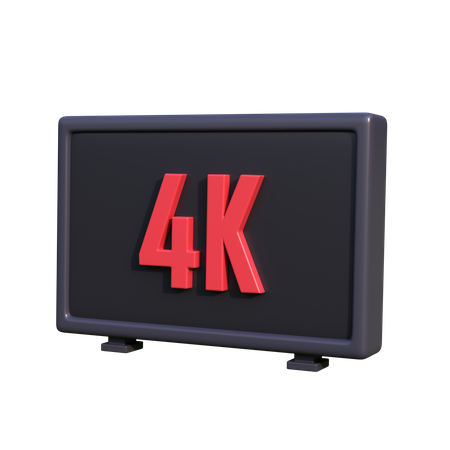 Qualité 4K  3D Icon