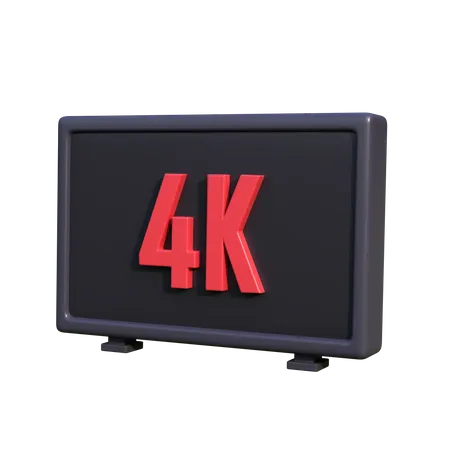 Qualité 4K  3D Icon