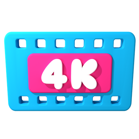 Qualité 4K  3D Icon