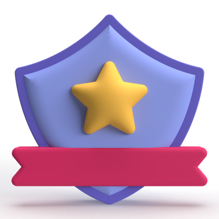 Bouclier de qualité  3D Icon