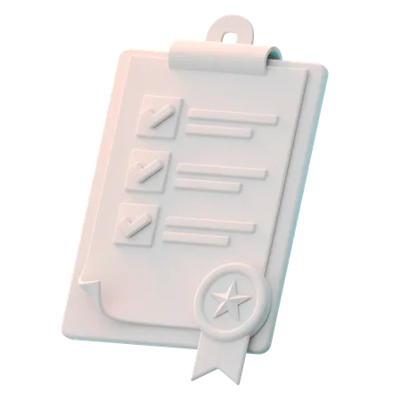 품질 보증  3D Icon