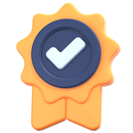 Quality Badge  3D Icon