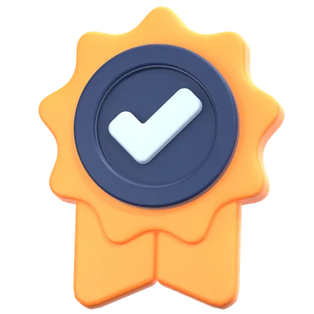 Quality Badge  3D Icon