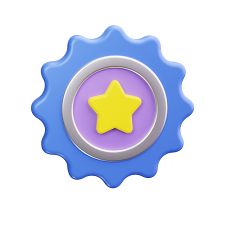 Quality badge  3D Icon