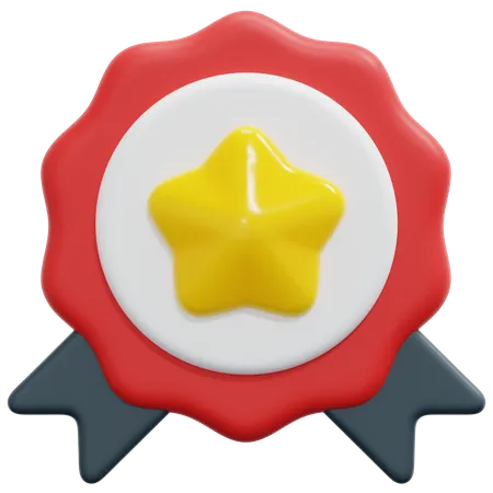 Quality Badge  3D Icon
