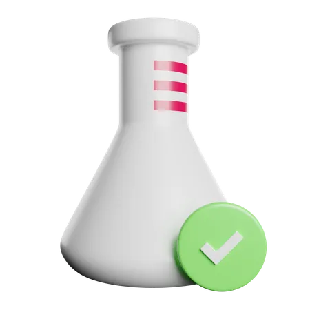 Quality Control Laboratory 3D Icon