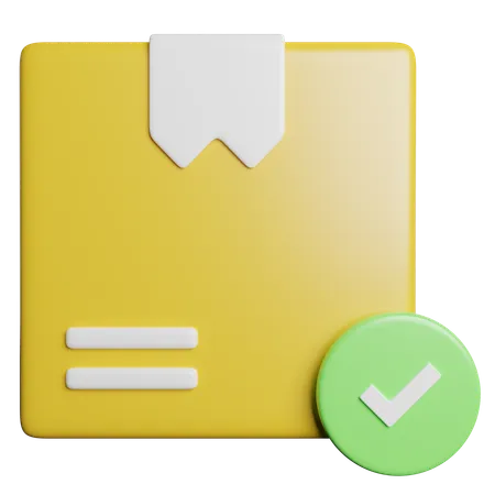 Quality Control Package 3D Icon