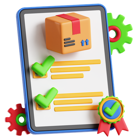 Quality Control  3D Icon