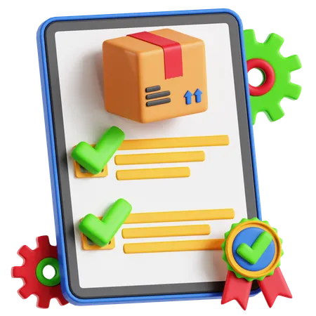 Quality Control  3D Icon
