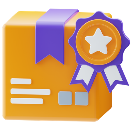 Quality Product  3D Icon