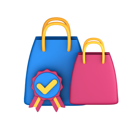 Quality Shopping  3D Icon
