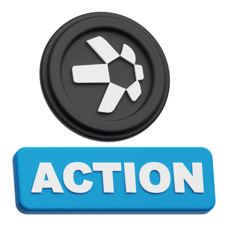 Quant Action 3D Icon