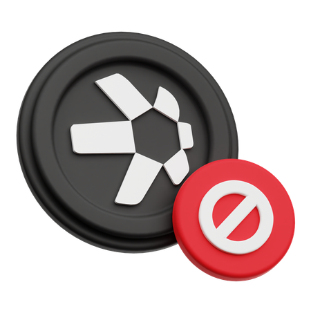 Als Verbot  3D Icon