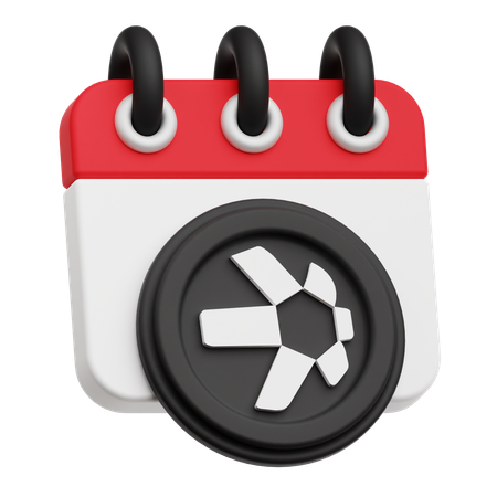 Quant Calendar  3D Icon