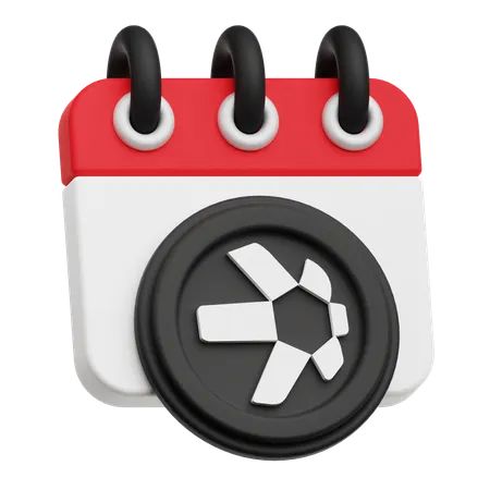 Quant Calendar  3D Icon