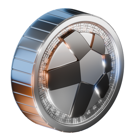 Quant Coin  3D Icon