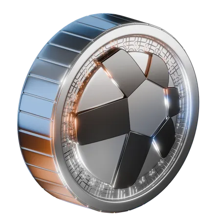 Quant Coin  3D Icon