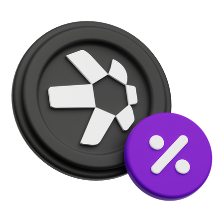 Quant Discount  3D Icon