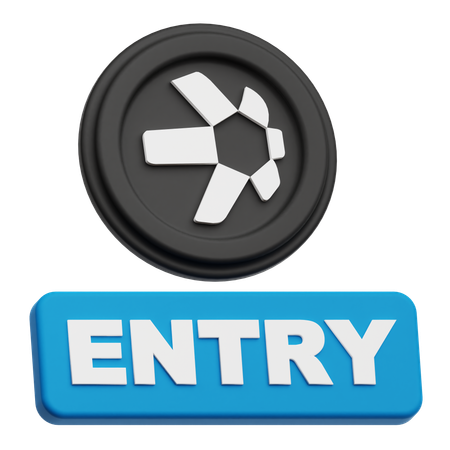 Quant Entry  3D Icon