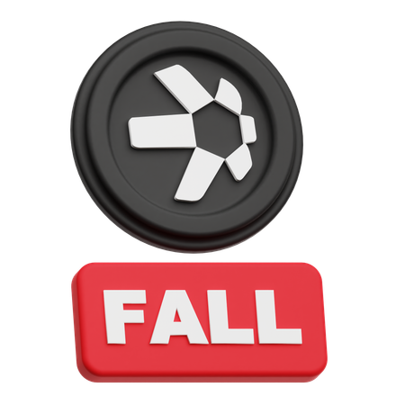 Quant Fall  3D Icon