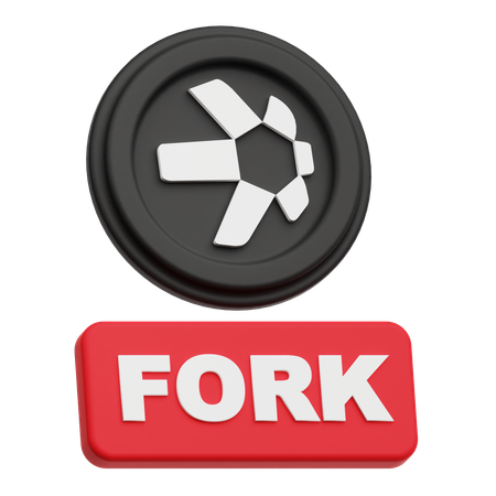 Quant Fork  3D Icon
