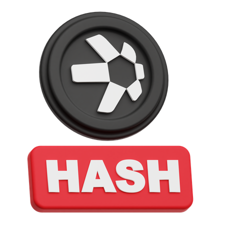 Quant Hash  3D Icon