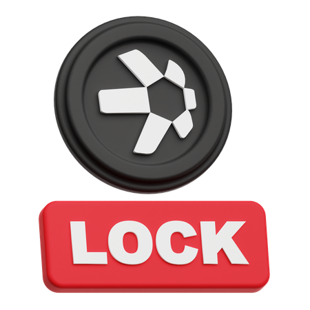 Quant Lock  3D Icon