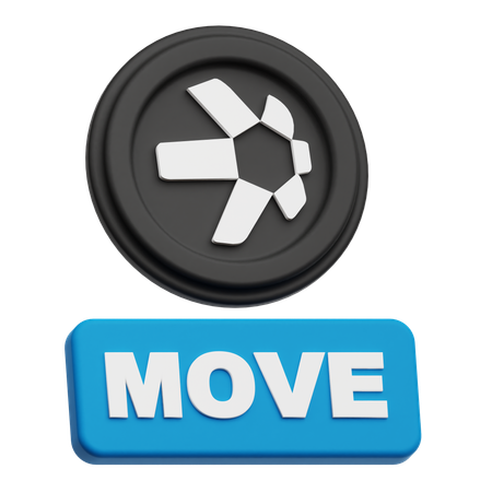 Quant Move  3D Icon