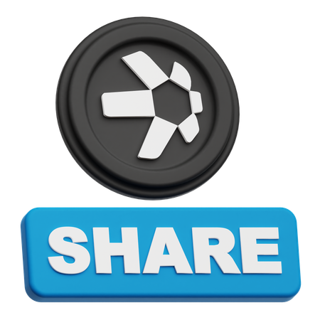 Quant Share  3D Icon