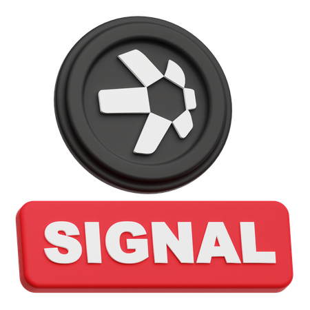 Quant Signal  3D Icon