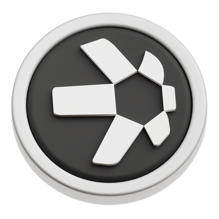Quant Token  3D Icon