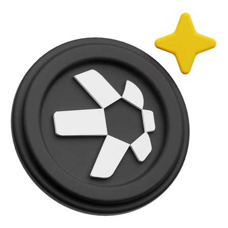 Quant Token  3D Icon
