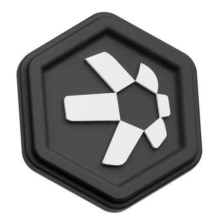 Quant Token  3D Icon