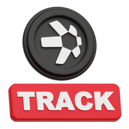 Quant Track  3D Icon