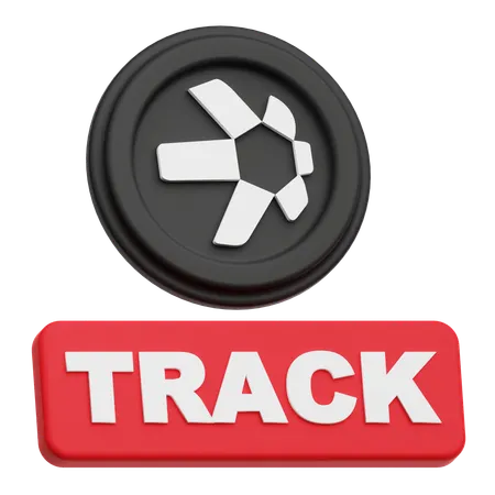 Quant Track  3D Icon