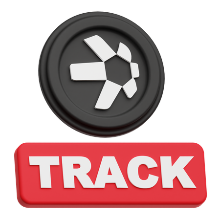 Quant Track  3D Icon