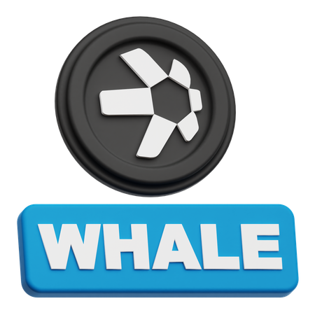 Baleia quântica  3D Icon