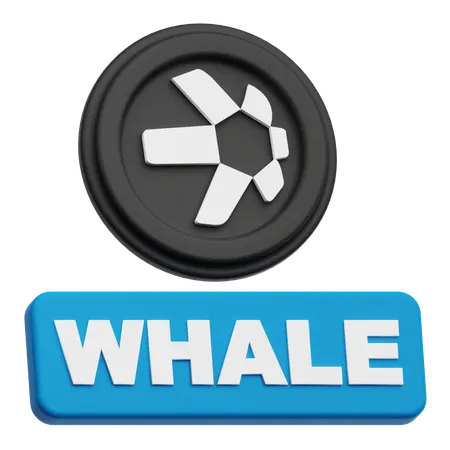 Baleia quântica  3D Icon