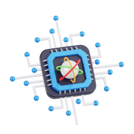 Quantum  3D Icon