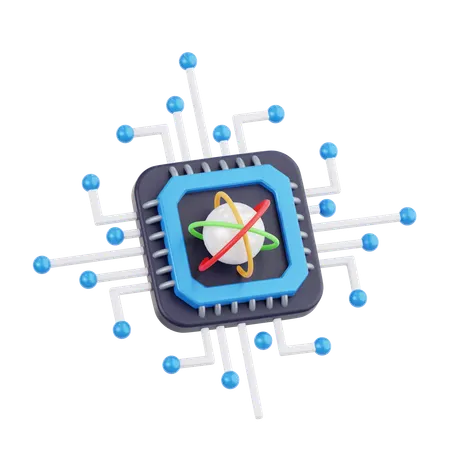 Quantum  3D Icon