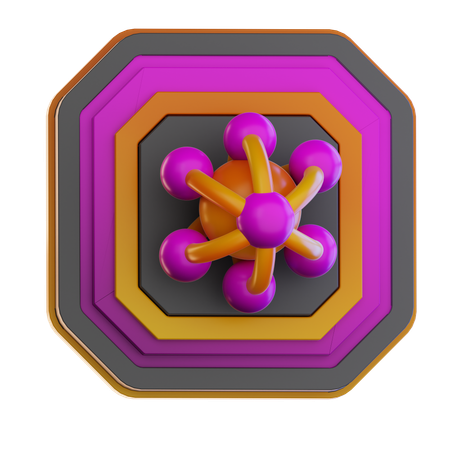 Quantum Computer  3D Icon