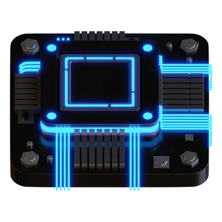 Quantum Computer  3D Icon