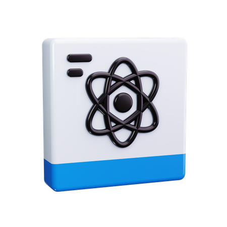 Quantum Computing  3D Icon